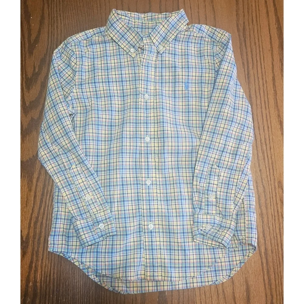 Ralph Lauren Youth Plaid Button Down Shirt
